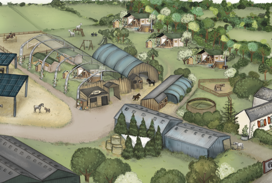 Illustration Gapennes Stable France